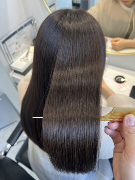 トランス(TRUNS) カット+ケアカラー+髪質改善ULTOWAトリートメント