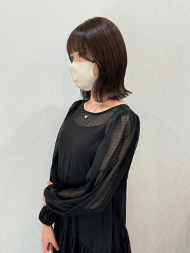 リム(Limb) ぱつっとボブ　ショコラブラウン