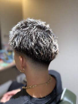 エクファフォーメン(EX-FA FOR MEN) ダークアッシュ/ニュアンスパーマ/韓国マッシュ/スペインカール