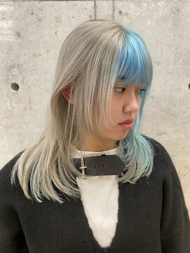 ビューズ(VIEWS) レイヤーデザインカラーブルーカラーセクションエンドカラー