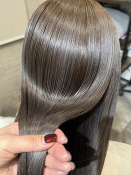 リベル(rivel)の写真/【Aujua/ハホニコ/5step/髪質改善】モチに拘って厳選した豊富なトリートメントで満足感の高い仕上がりに◎