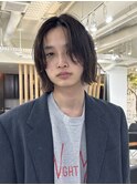 =メンズボブ/スパイキーショート/ブルーブラック/MEN’S HAIR