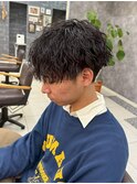 スペインカール/スパイキーショート/ブルーブラック/船橋駅/船橋