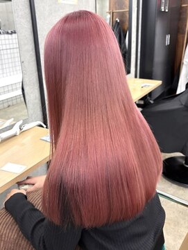 デート 原宿(DATE) ペールピンク/ダブルカラー/ケアブリーチ/髪質改善/原宿