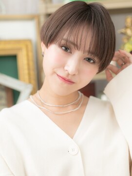 カバーヘアアンドスパ ブリス 浦和(COVER HAIR&SPA bliss) ★ナチュラルブラウン小顔刈り上げマッシュショート20代30代★1!