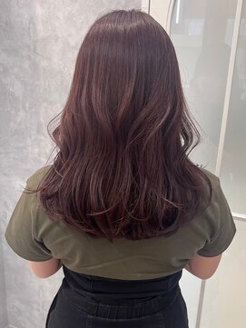 ポジ(poji) 韓国風　前髪カット　艶髪　くびれ巻き　サイドバング