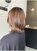 ＊natural highlight color×くびれボブ＊