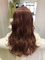 ベルビー(Belle Vie)&nbsp;ピンクブラウン×ウェーブロング