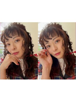 【ヘアセット￥2900~】イベント・推し活・ライブ・結婚式・二次会に！アレンジ・巻き下ろしも大好評◎