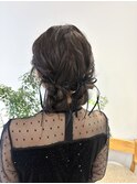 ツインヘア*お呼ばれヘアセット*