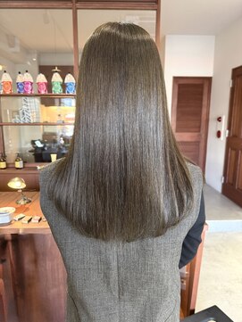 ウツギ(UTSUGI) ブリーチなしカラー！オリーブベージュ