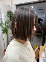 アミリー ひたち野うしく店(Amily)&nbsp;ハイライトバレイヤージュダブルカラーケアブリーチ20代30代