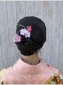 大人可愛い◎上品シニヨン×和装ヘア