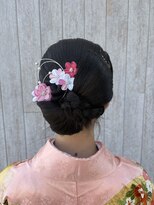 セッションパーゴ(SESSION PAGO)&nbsp;大人可愛い◎上品シニヨン×和装ヘア