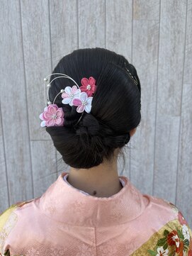 セッションパーゴ(SESSION PAGO) 大人可愛い◎上品シニヨン×和装ヘア