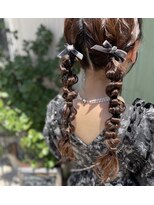 ヘアーレクスアリイ(Hair Lex Alii)&nbsp;ぽこぽこツインヘア/お呼ばれヘア/ヘアセット