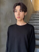 アクト 仙台店(ACT)&nbsp;メンズカラーラベンダーカラーセンターパートウルフ