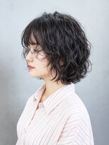 アイティー バイ アルバム 中野店(IT by ALBUM)&nbsp;ボブ韓国ヘア顔周りレイヤーくびれミディミディアム_ba586792