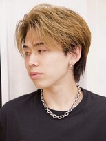 ルーシー 名古屋栄(LUCEY) センターパートニュアンスパーマフェザーパーマ波巻きパーマ