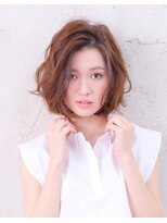 ヘアーズ ベリー 香椎店(hairs BERRY)&nbsp;BERRY_クールショート＿オーガニック＿ボブルフ＿ピンクベージュ