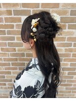 セットアップ 岡山北長瀬店(SET-UP) イメチェン サイドハーフアップ/はかま/卒業