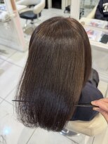 アッシュ 西荻窪店(Ash) 〈さらつやカラー〉レイヤーカット+アッシュ系ブラウンカラー