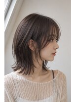 ルノヘアー(Lunohair)&nbsp;ハッシュカット×くびれで上品に×秋カラー×ブリーチなしカラー