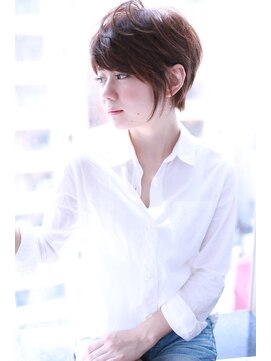 クラウドゼロ(Cloud zero) 大人かわいいバレイヤージュ小顔ショート【Cloud zero】