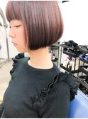 [お客様スタイル]えりあしスッキリのベリピボブ