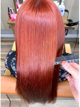 ラヴィエール(LAVIERE by R-EVOLUT) 髪質改善×ダイヤモンドカラー　レッド　店長　柿本翔一朗