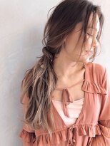 ラル 立川(lar)&nbsp;バレイヤージュ_くすみカラーラベージュラベンダーピンク