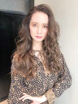 アルバム 銀座(ALBUM GINZA)&nbsp;ふんわりウェーブ_ホワイトアッシュエアリーミディ_38258