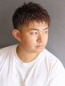 メンズカット+ファッションカラー(シェービング+眉毛カット)