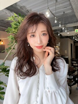 フラッグ ヘアー 天神西通り店(Flag HAIR) レイヤー☆イルミナカラーインナーカラーハイライト