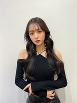 ロウ 吉祥寺(ROW)&nbsp;くびれ韓国ヘア/ふんわりカール/10代/20代/30代#レイヤーロング