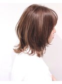 【Elme 八柱】くびれミディアムレイヤー×20代30代40代