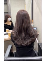 スティーロ 渋谷(Steelo)&nbsp;Steelo  ラベンダーブラウン×大人顔まわりレイヤー