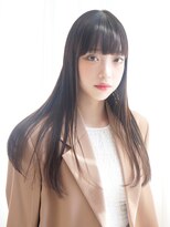 アイティーバイアルバム 下北沢店(IT by ALBUM)&nbsp;ストレートヘア_斜めバンググレージュカラー_29404