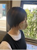 くびれショート×マットブラウン
