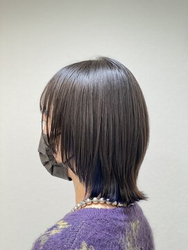 フラット 千葉(Flat.) ショートウルフ/インナーカラー【千葉】