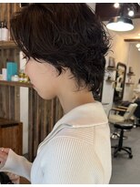 ナタン 自由が丘(NATHAN)&nbsp;マッシュパーマ×ボブパーマ×前髪パーマ×ショートパーマ×暗髪