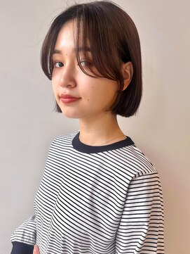 ラフ フロム ガーデン(Laf from GARDEN) ボブ/前髪カット/暗めカラー/韓国風/レイヤーカット/縮毛矯正