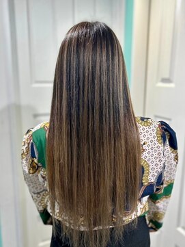 マティーナ ヘアー 池袋(Matina hair) 【バレイヤージュ×グレージュカラー】20代30代40代50代