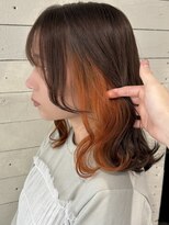 ルノン フィージュ(LUNON fieju)&nbsp;インナーカラー／ブリーチカラー／オレンジカラー