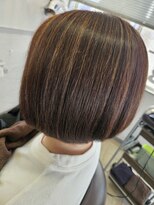 オッジ ヘアー 深谷店(Oggi Hair)&nbsp;ボブ ハイライト  1１月き