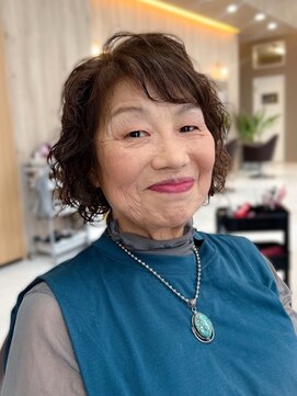 ユウヘアー 千代田橋店(U Hair) 【UHair】スタイリング楽々♪ふんわりパーマ/40代50代60代