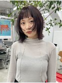 レイヤーカット×顔まわり【髪質改善・酸性ストレート】