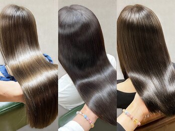 ビスポーク(BESPOKE)の写真/【髪質改善】触れた瞬間に実感できる柔らかな質感◎クセやゴワつきを解消し、ナチュラルなストレートへ♪