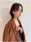 大人内巻きボブ