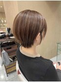 ショートボブ/カット/オーガニックカラー